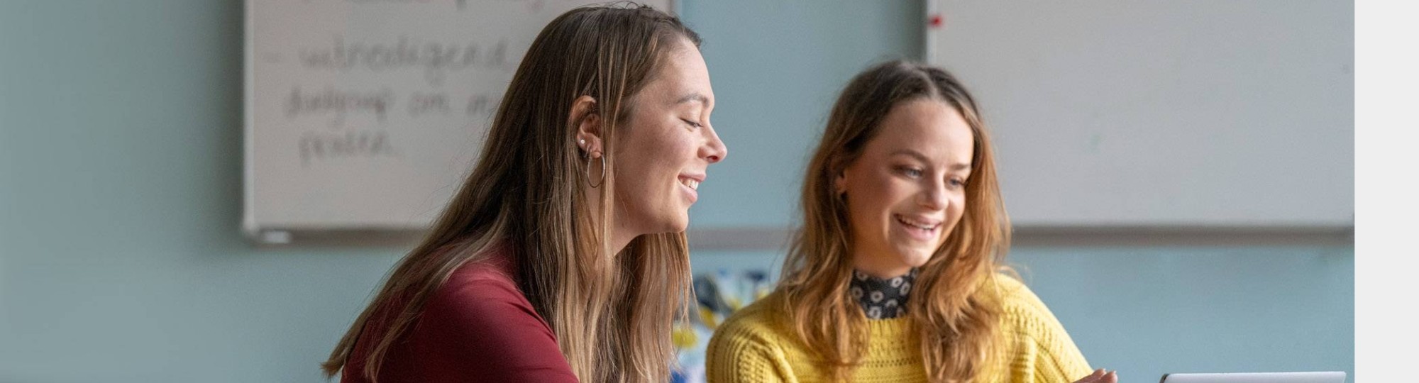 Een klas deeltijdstudenten aan de HAN