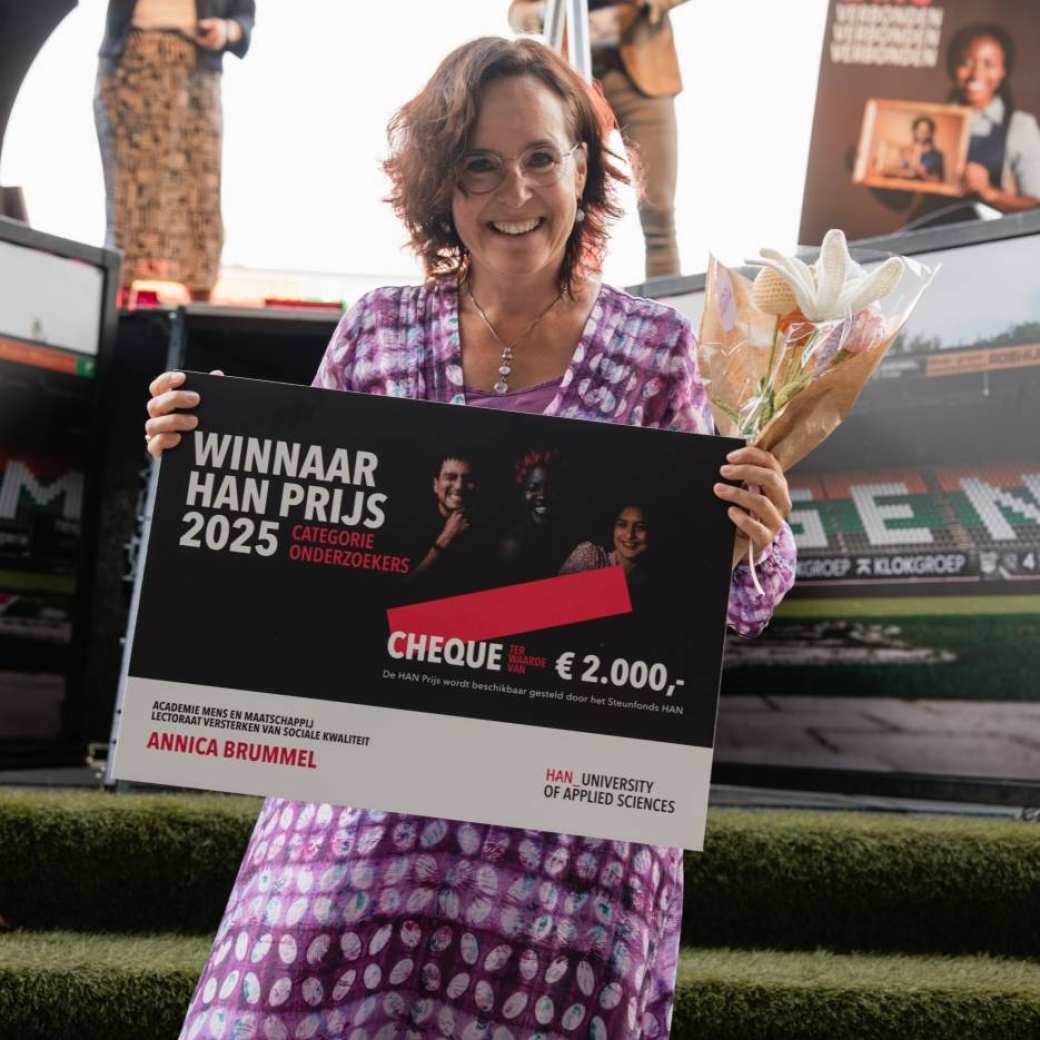 HAN Prijs winnaar categorie Onderzoeker Annica Brummel