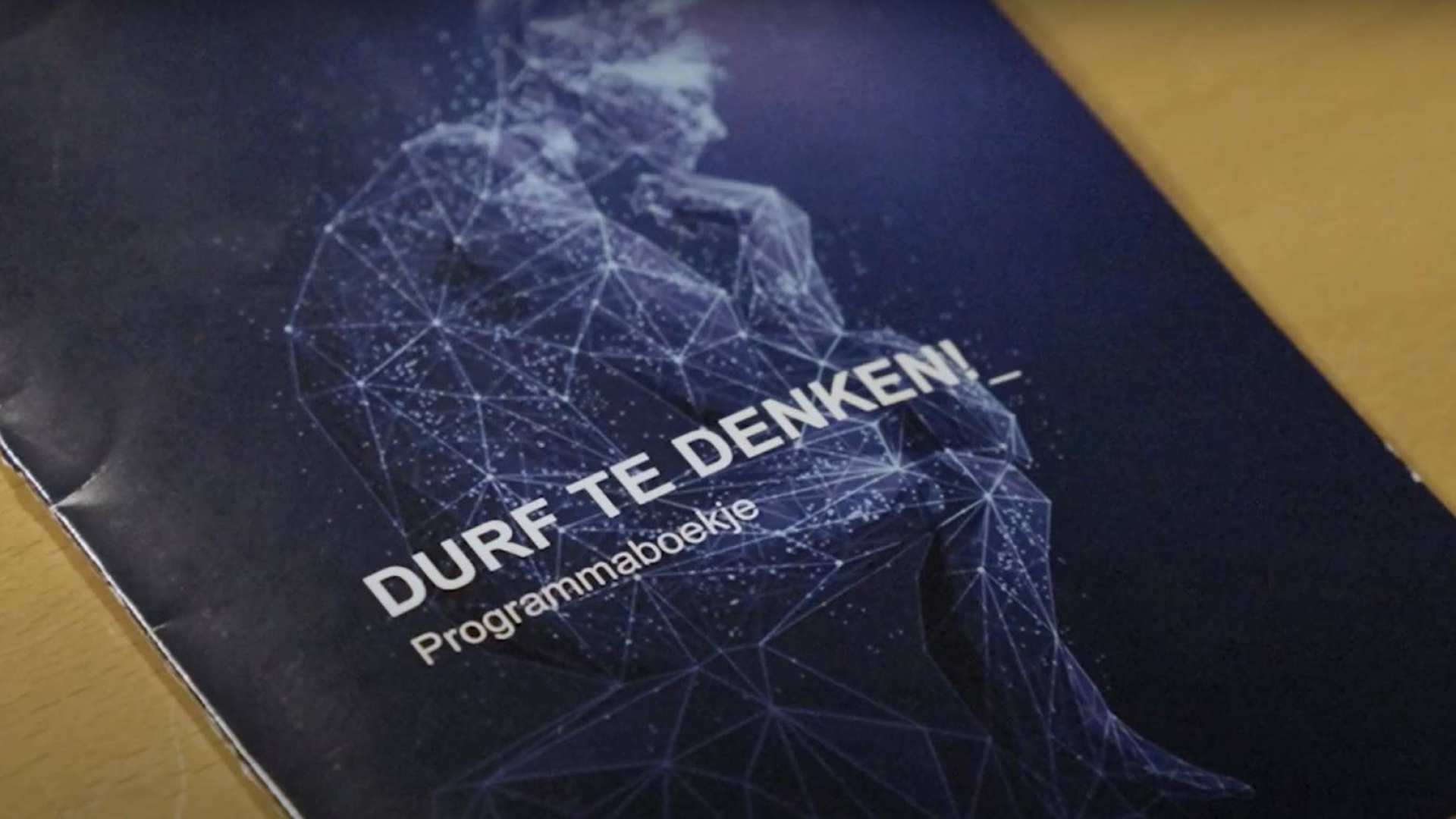 Symposium Durf te Denken! Video opname screenshot. Filosofie op de HAN 2022