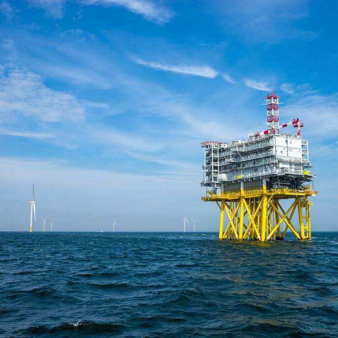 Windpark op zee