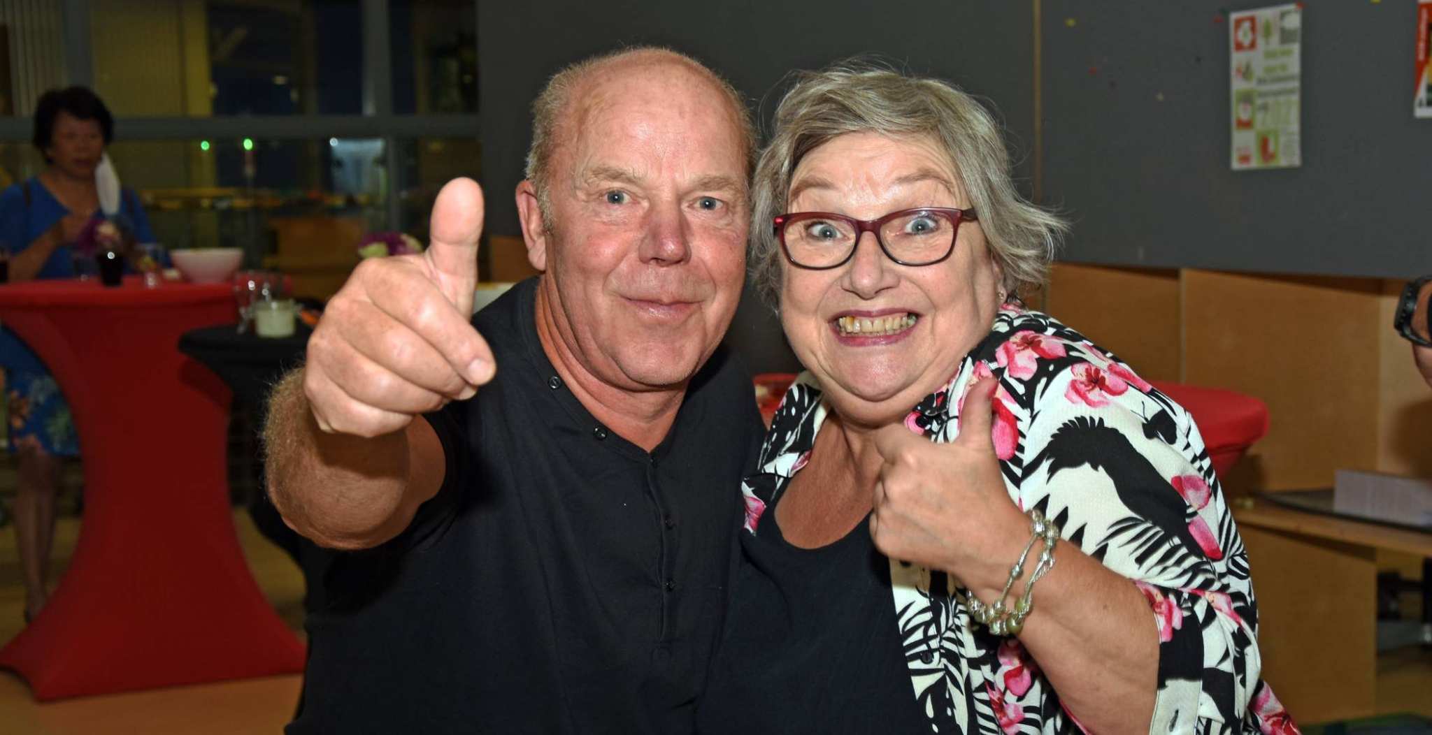 Rinus Jansen en Lydy Augustijn op afscheidsreceptie