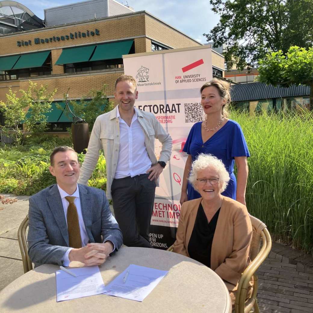 Ondertekening verlenging samenwerking Sint Maartenskliniek en HAN University of Applied Sciences