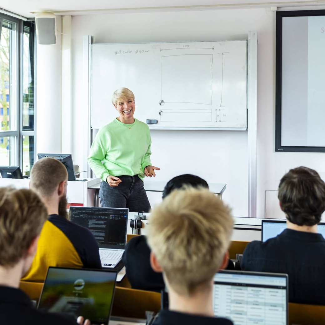 Proefcollege in collegezaal