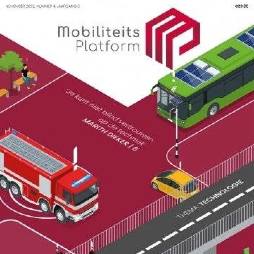 Voorkant van het vierde nummer van het magazine MobiliteitsPlatform