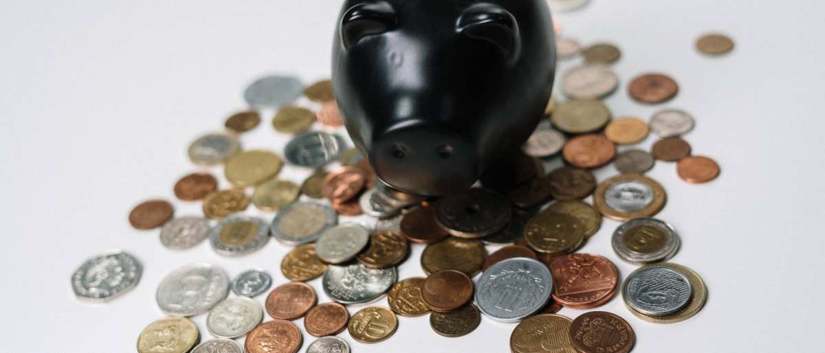 Spaarport met geld.