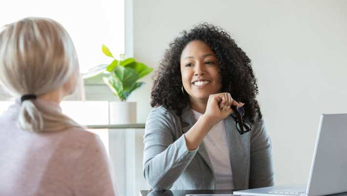 Adviesgesprek deelnemer en adviseur post-hbo 