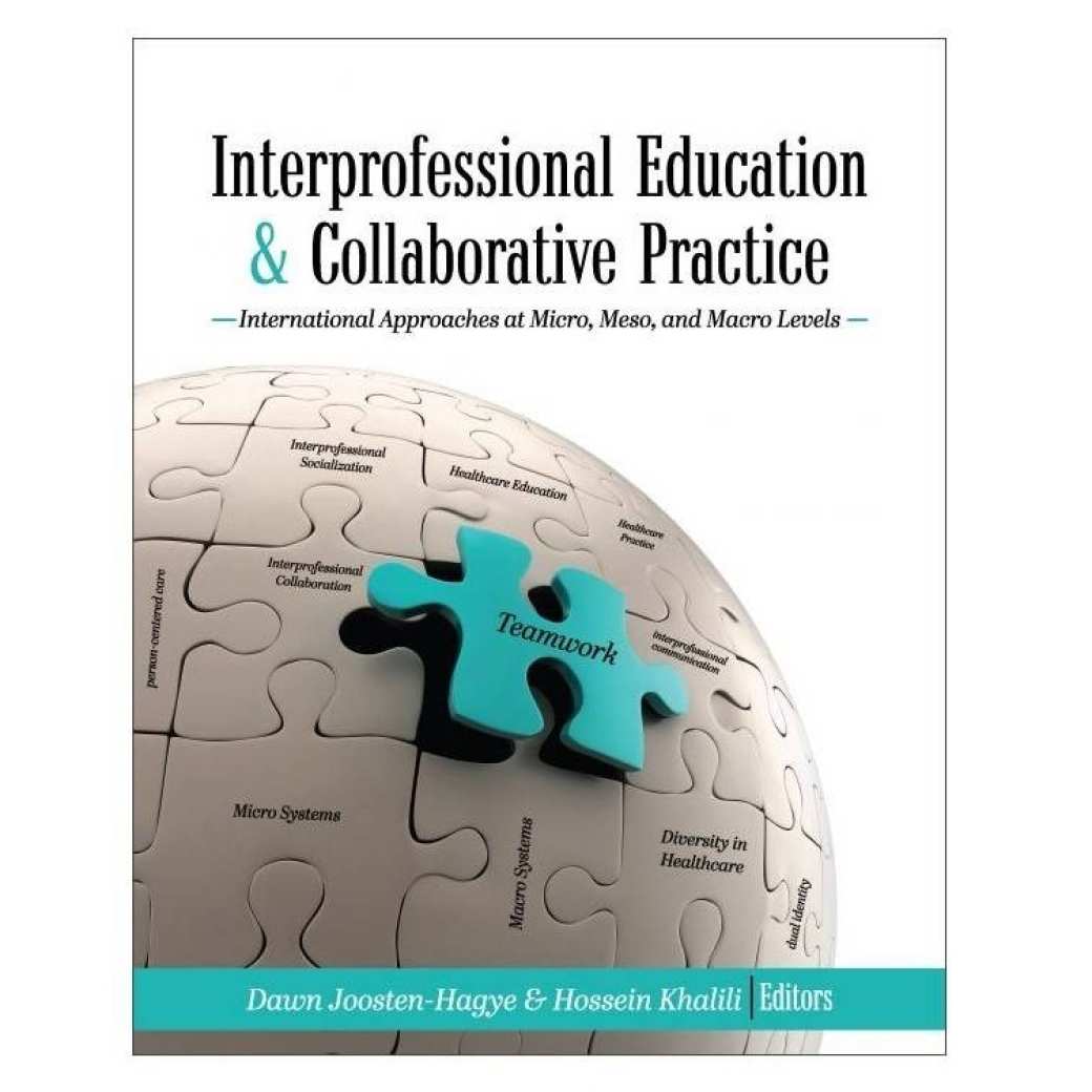 Boek Interprofessional Eduaction Collaborative Practice van onder meer Wietske Kuijer hoge versie. APS, Educatie
