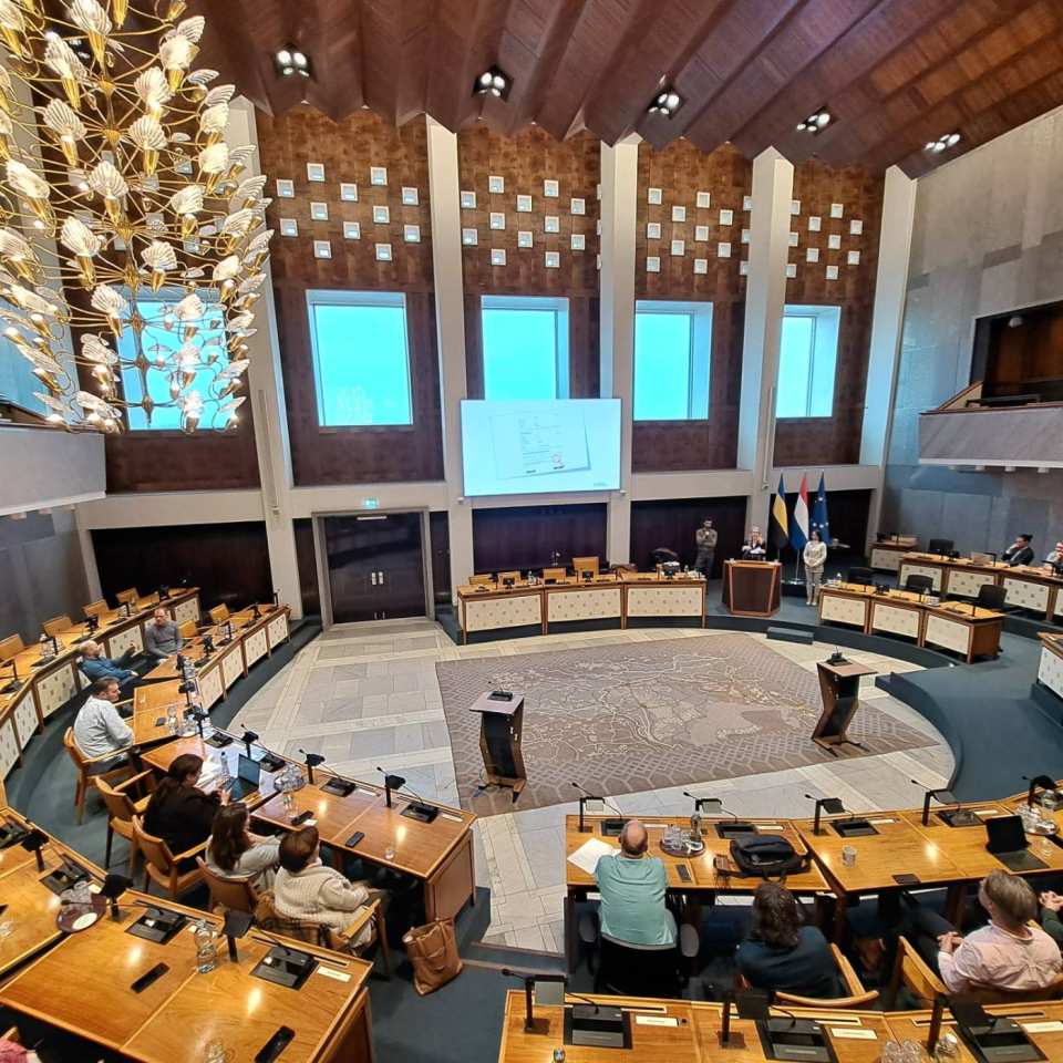 Presentatie bij provincie Gelderland