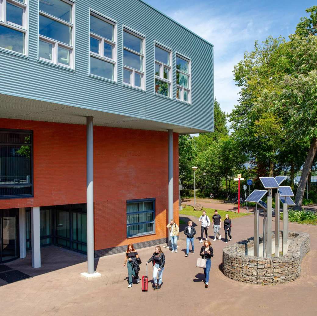 Overzicht campus Nijmegen gebouw LvS2