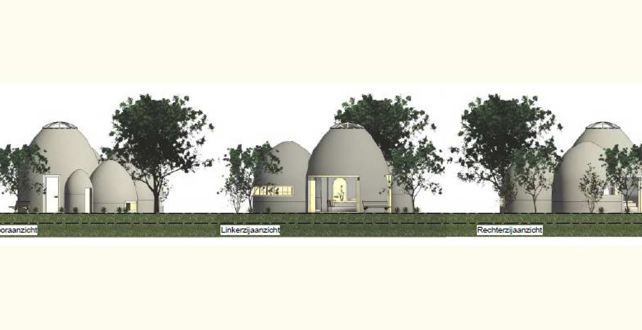 ontwerp  van een tiny house vanuit 3 perspectieven