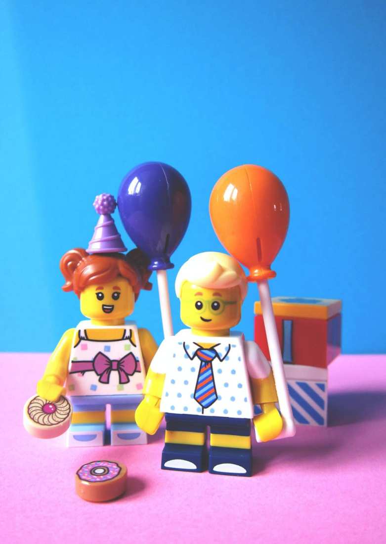 Lego poppetjes feest
