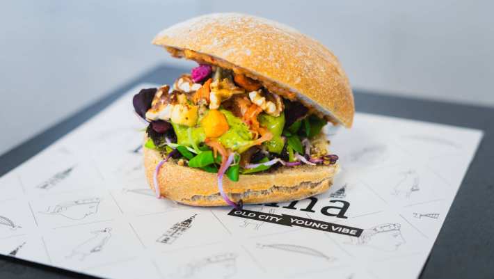 Foto bij lancering van broodje Nimma