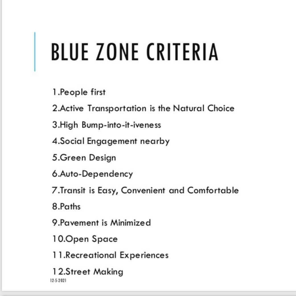 Criteria van een Blue Zone - Nico Hoeijmans