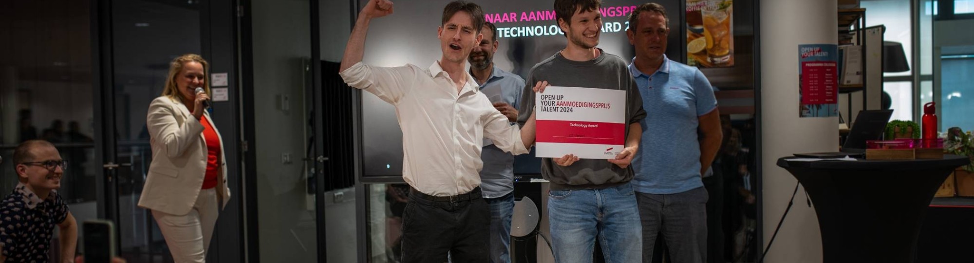 Winnaars IOT project Open Up Your Talent zomereditie