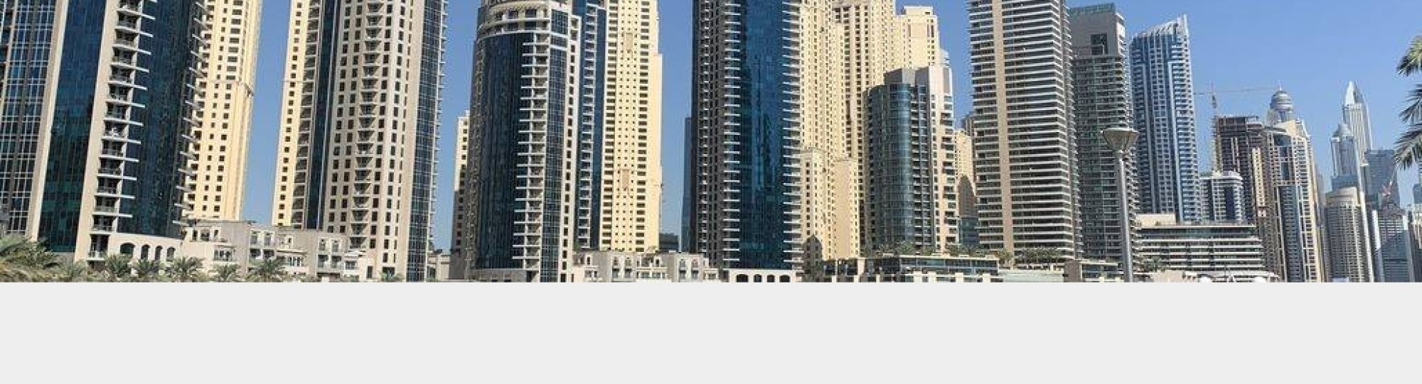 De gebouwen van Emaar in Dubai