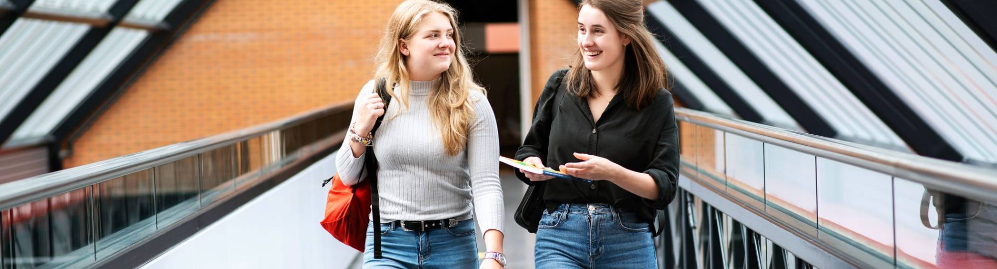 Kapittelweg 33 Nijmegen Ergotherapie studeren hbo opleiding studenten op loopbrug