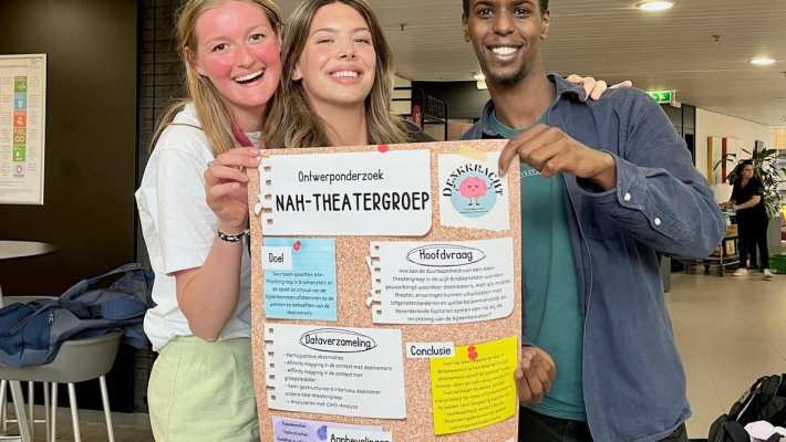 3 studenten Ergotherapie zijn genomineerd van de hbo scriptieprijs van Ergotherapie Nederland