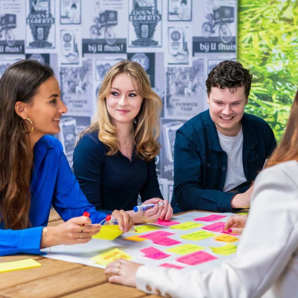 Samenwerken Commerciële Economie studenten