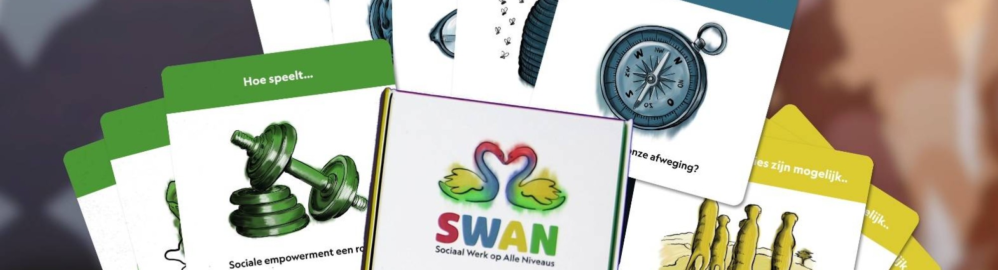 Screenshot van film over swan-kaartjes
