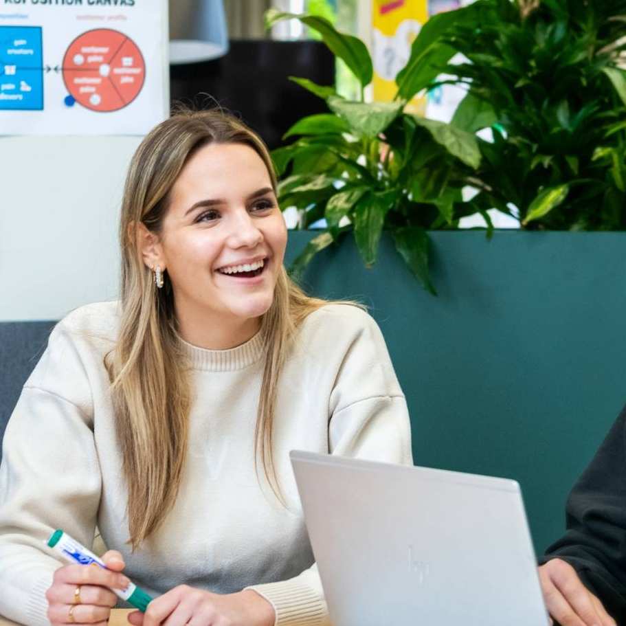 Ondernemerschap & Retail Management studenten in gesprek 2