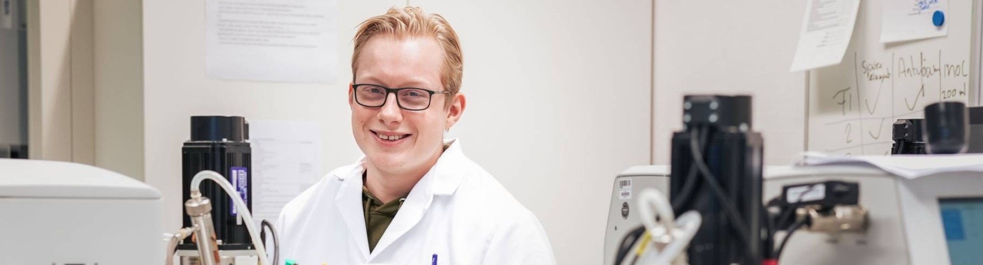 Student Stijn van den Berg doet minor Biobased Innovations bij HAN BioCentre