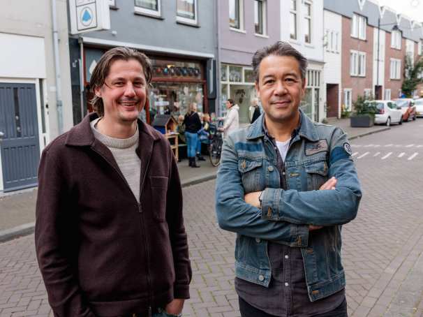 Erik Jansen en Marijn Siebel in Klarendal voor project SCEPA