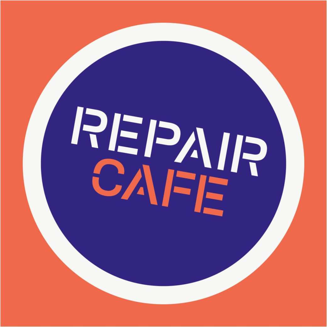 see logo repair cafe in kader van European Week for Waste Reduction, afvalvermindering