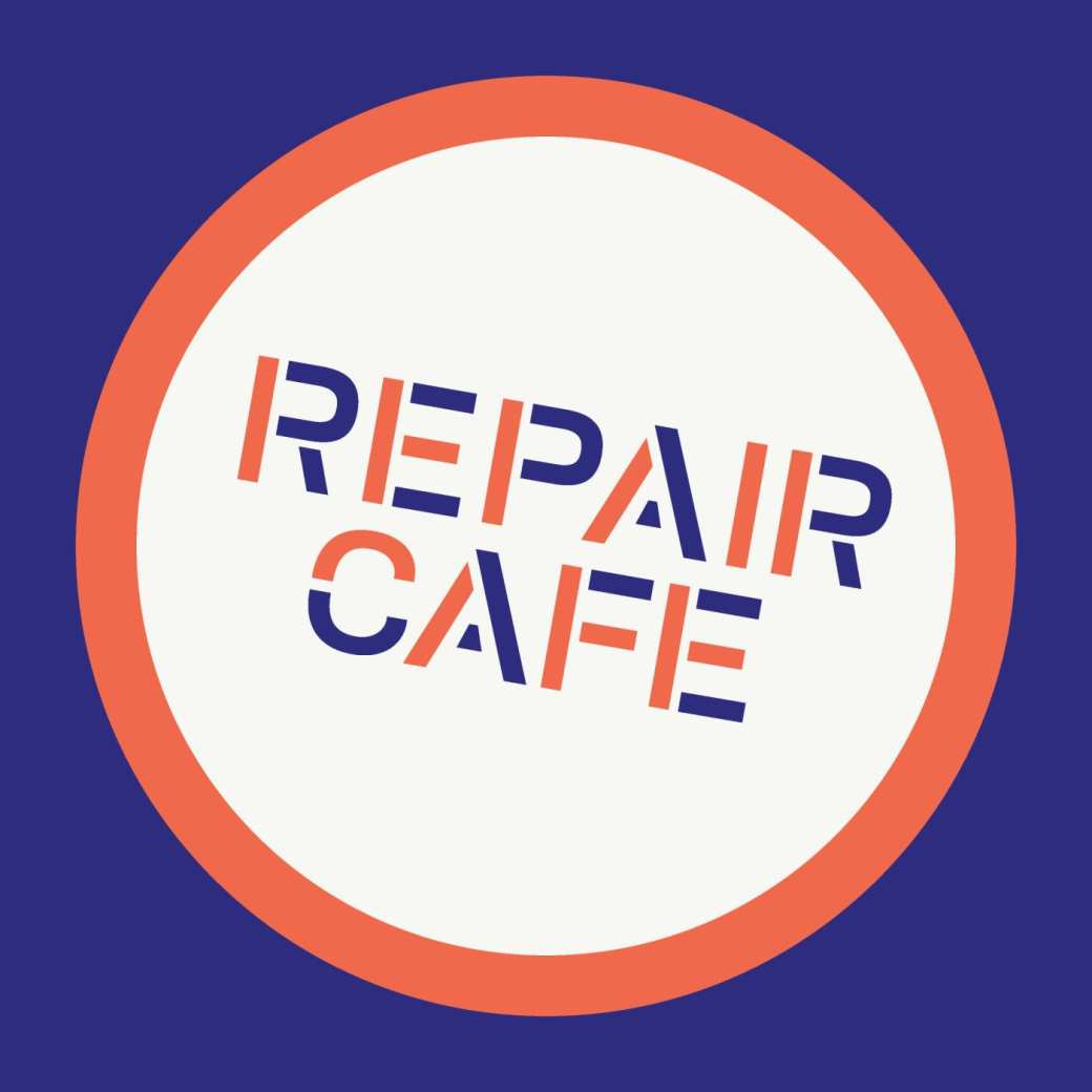 see logo repair cafe in kader van European Week for Waste Reduction, afvalvermindering