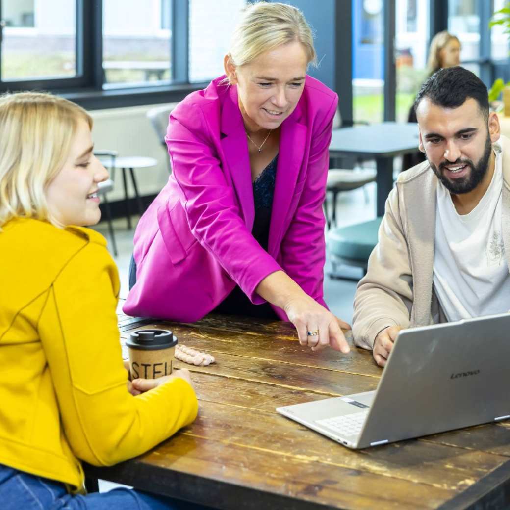 Businesscoaching door Corine met studente Florence