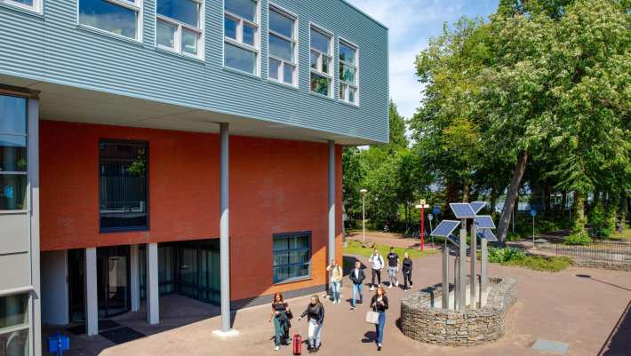 Overzicht campus Nijmegen gebouw LvS2