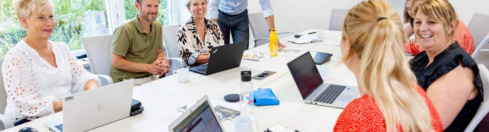 Fotoshoot vergaande samenwerking door HAN academie gezondheid en vitaliteit bij de Waalboog.