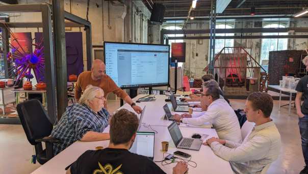 Foto van de workshop over Digital Twin bij CIVON