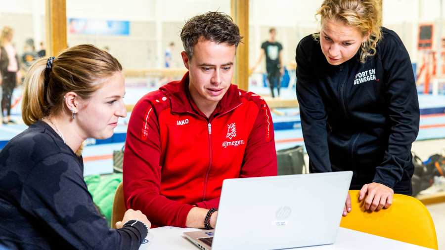 
sportkunde sportqube gesprek docent student gemeente2 2023