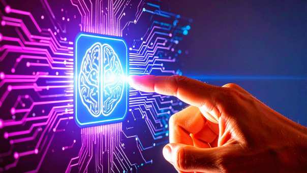 Afbeelding voor de Pitstop van 7 oktober, een hand wijst naar een knop in de vorm van hersenen