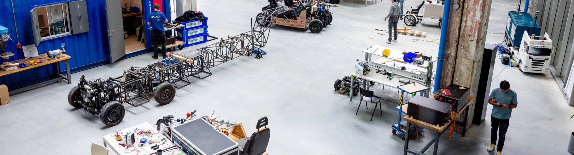 overview van de hal van HAN@Connectr