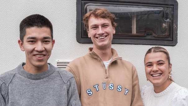 3 studenten Food & Business voor de Campus Camper