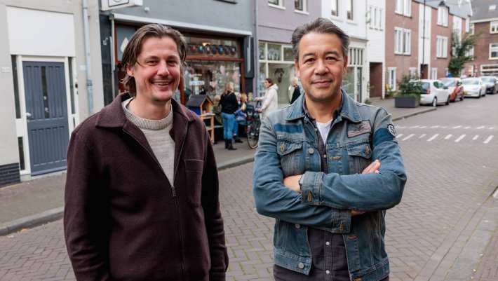 Erik Jansen en Marijn Siebel in Klarendal voor project SCEPA