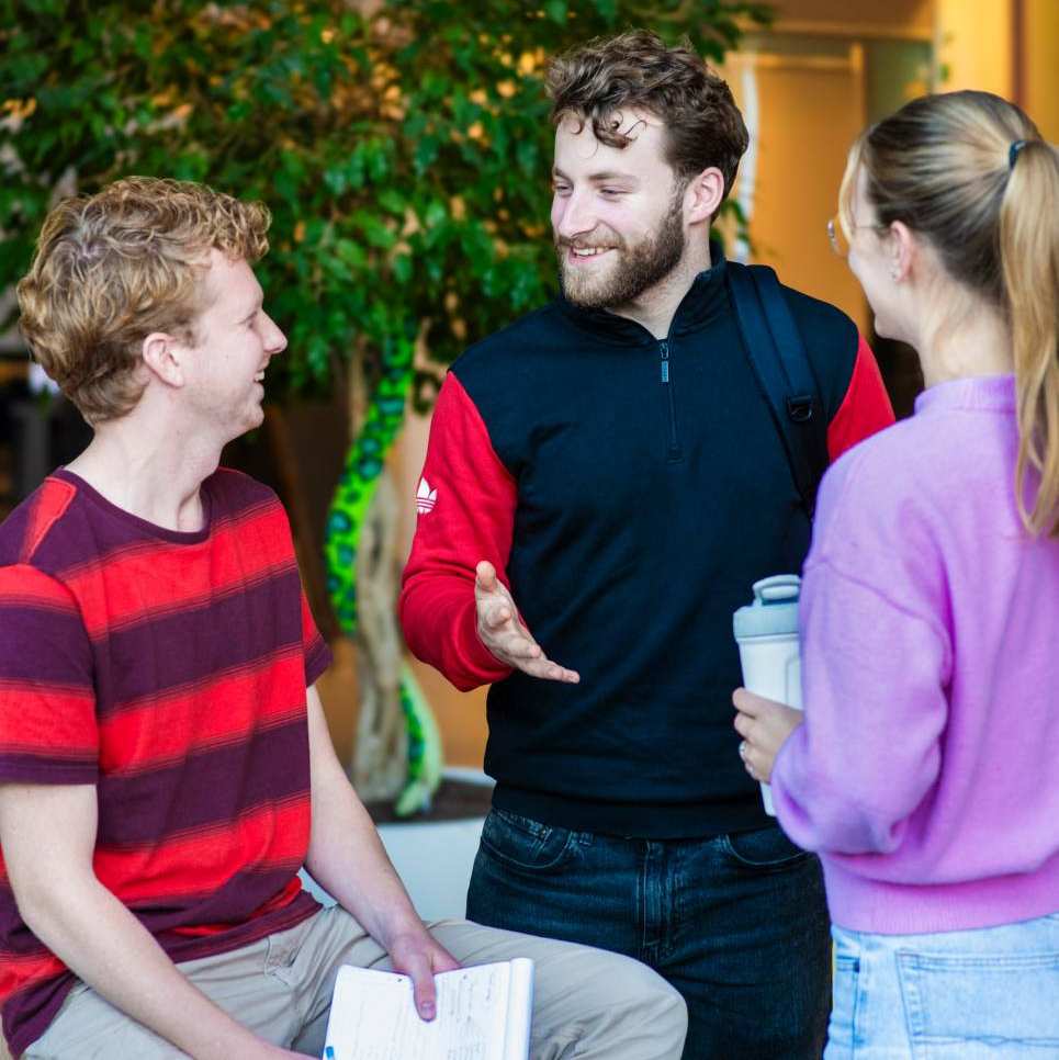 Commerciële Economie - Innovation studenten in gesprek