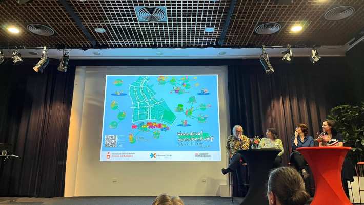 lancering wijkwaardenkaart in nijmegen in mei 2024, sfeerbeeld van talkshow 