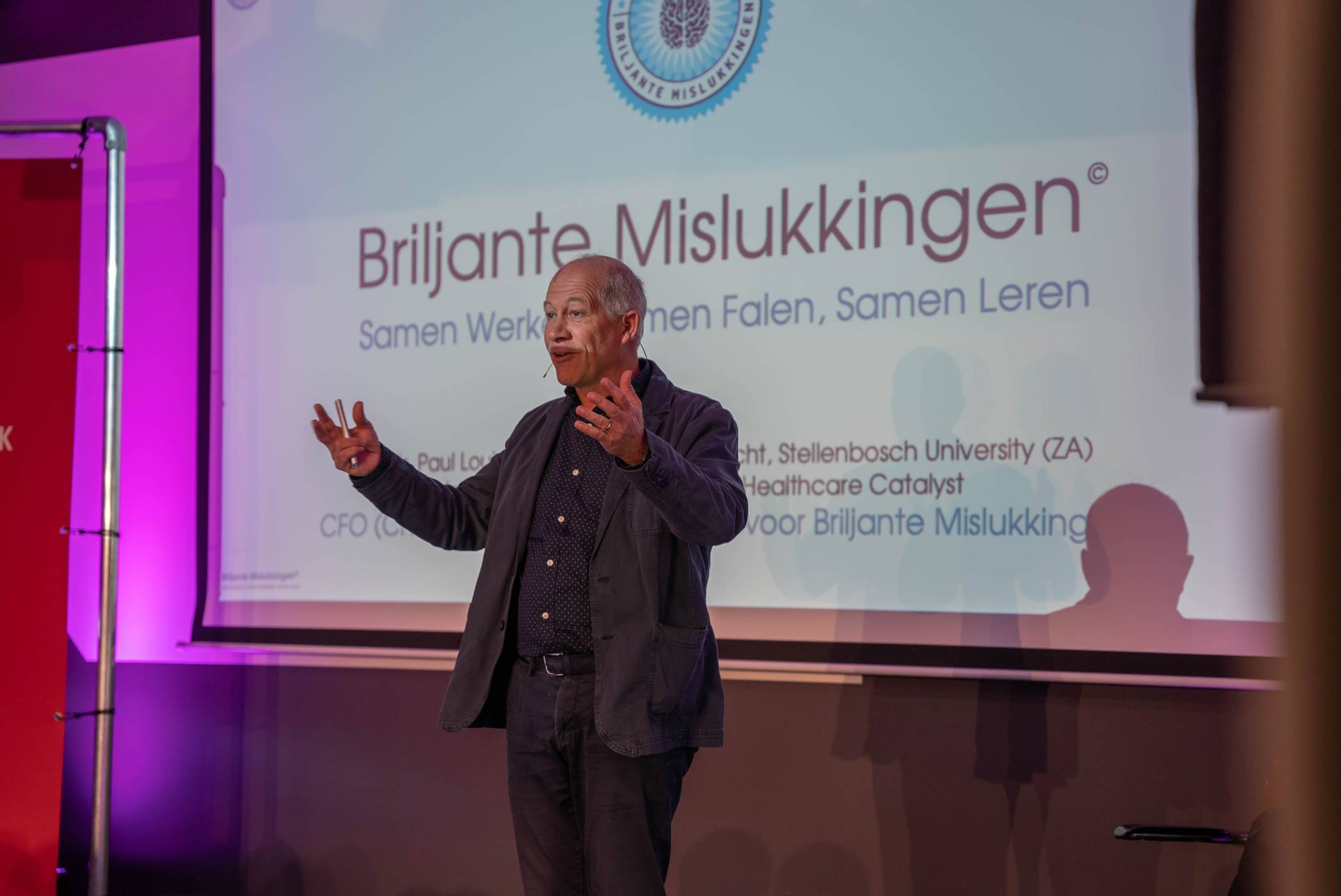 Paul Iske geeft een lezing over Briljante Mislukkingen