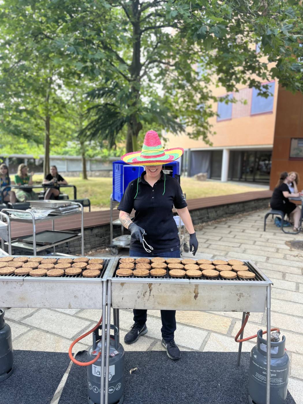 Een lekkere vegetarische hamburger